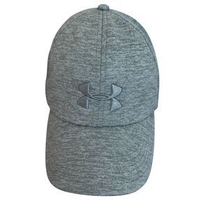 Under Armour UA Free Fit Hat Cap Dark Gray/Charcoal Strap Back Adjustable Golf